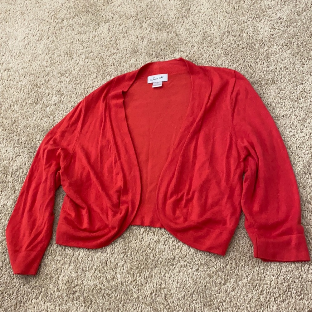 Jessica H Coral Shrug